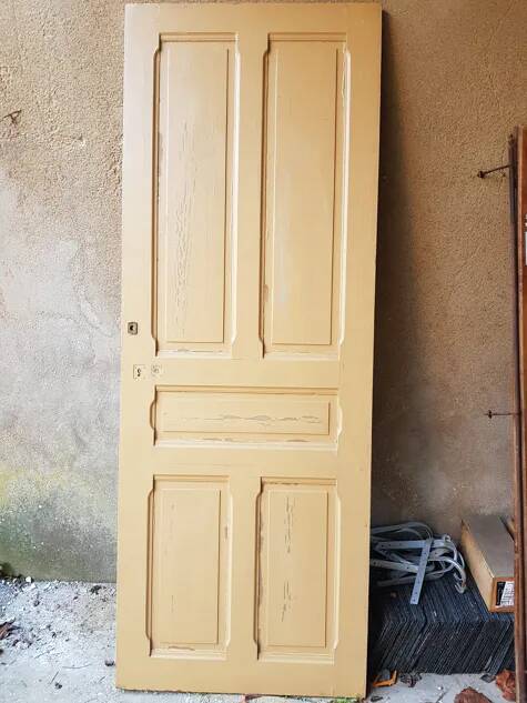 Old wooden exterior door