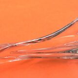 1970s Fruit bowl / Centrepiece transparent glass