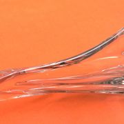 1970s Fruit bowl / Centrepiece transparent glass