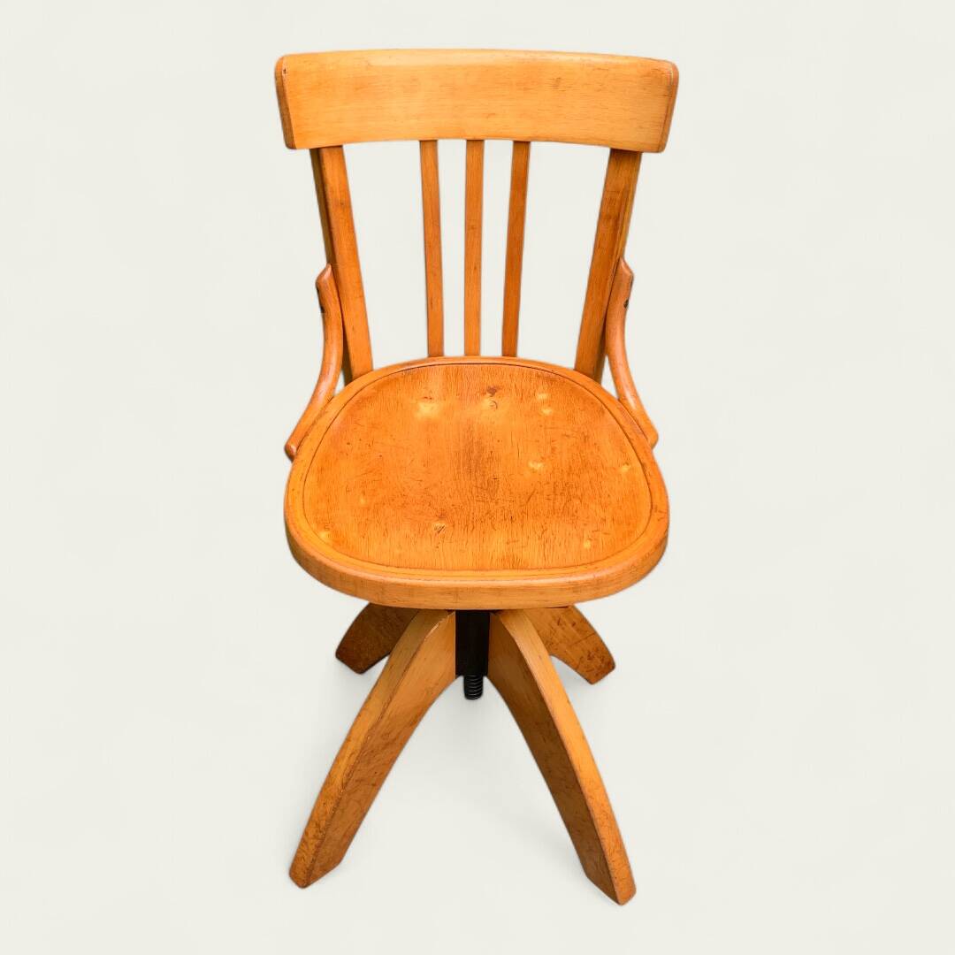 Pair of Baumann rotating screw chairs 1960