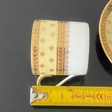 Mocha cup + saucer from the Royal Factory of Limoges