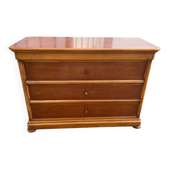 Old chest of drawers louis philippe cherry