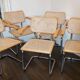 Cesca B64 vintage chair with armrests - Marcel Breuer in light beech - Vintage - Made in Italy - 80s (6 available)