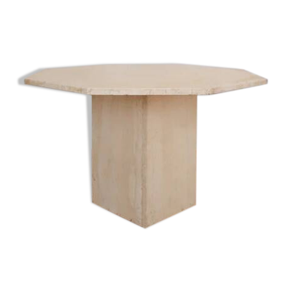 Table à manger en travertin, 1970