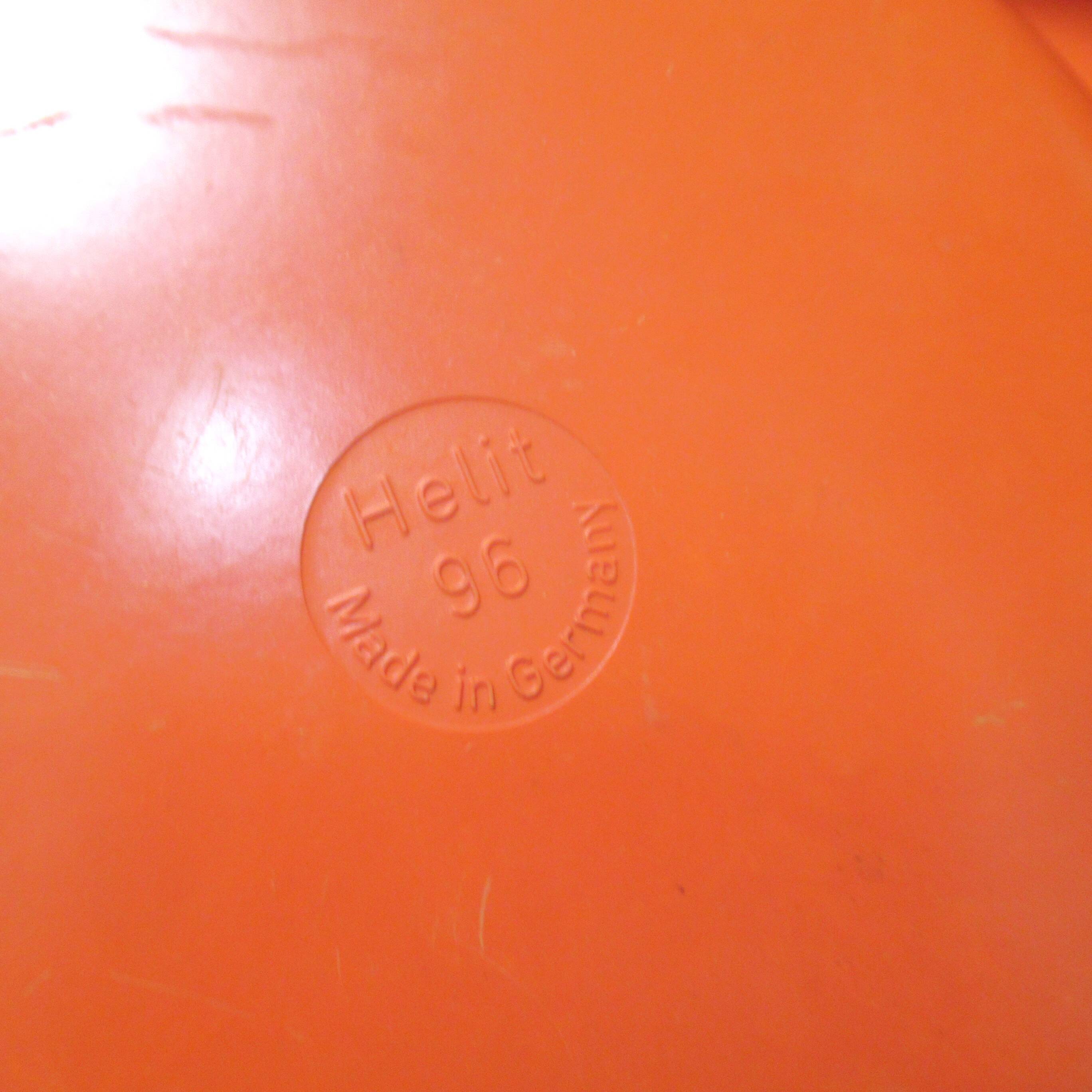 Cendrier Sinus orange Walter Zeischegg Helit