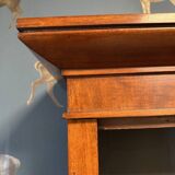 Set of 2 antique open Bookcases