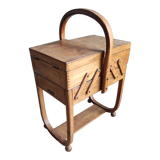 Sewing box worker wood Torck vintage art deco style