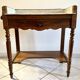 White marble vanity unit