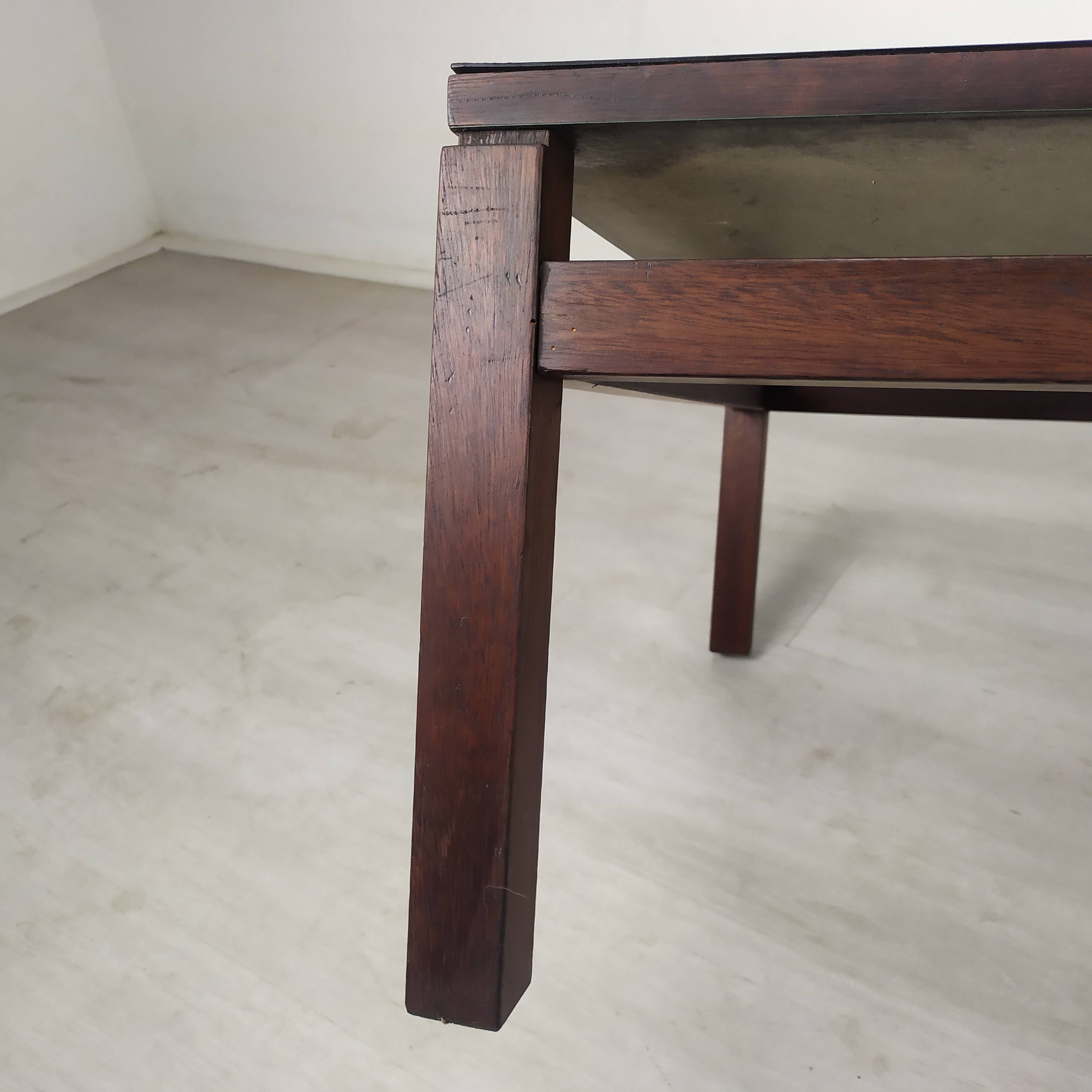 Scandinavian square coffee table