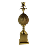 Brass Pineapple Lamp 1970 vintage France