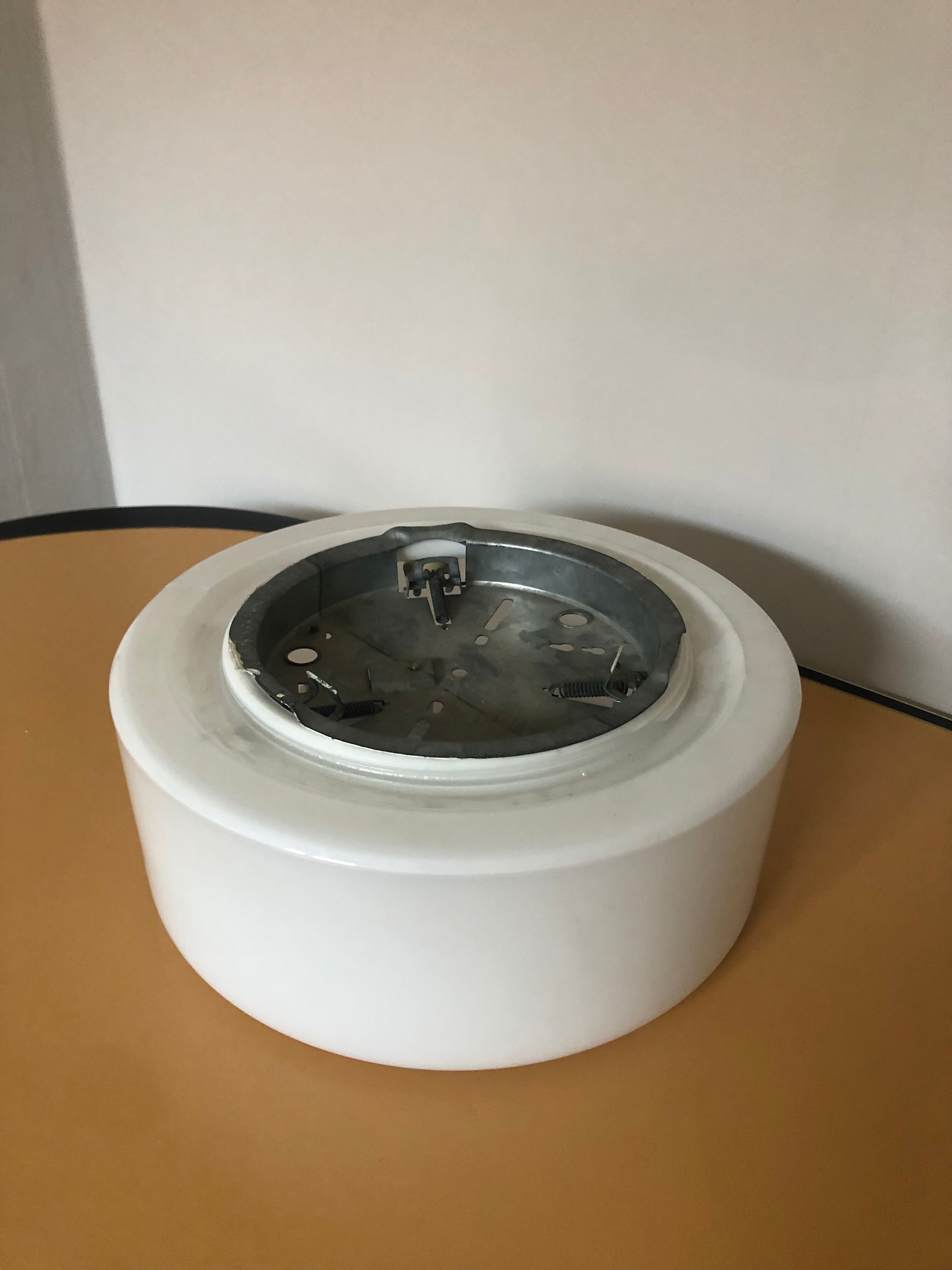 Vintage opaline wall lamp diameter 24.5 cm