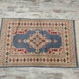 Handmade wool and silk Persian rug