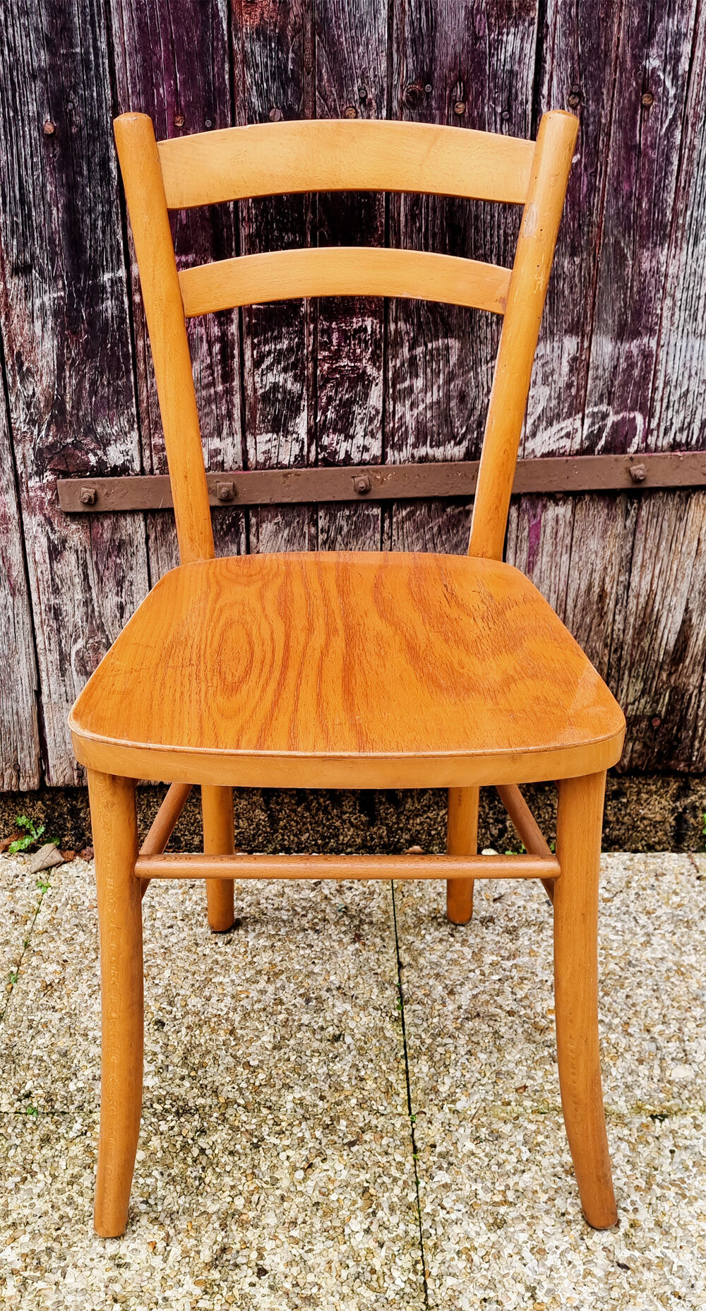 Six Luterma chairs, stylized seat, vintage, 50s-60s