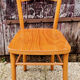 Six Luterma chairs, stylized seat, vintage, 50s-60s