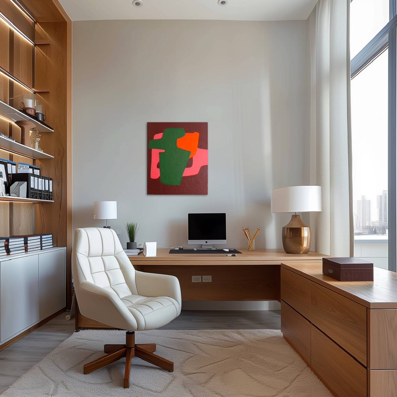 Abstrait contemporain "brick"