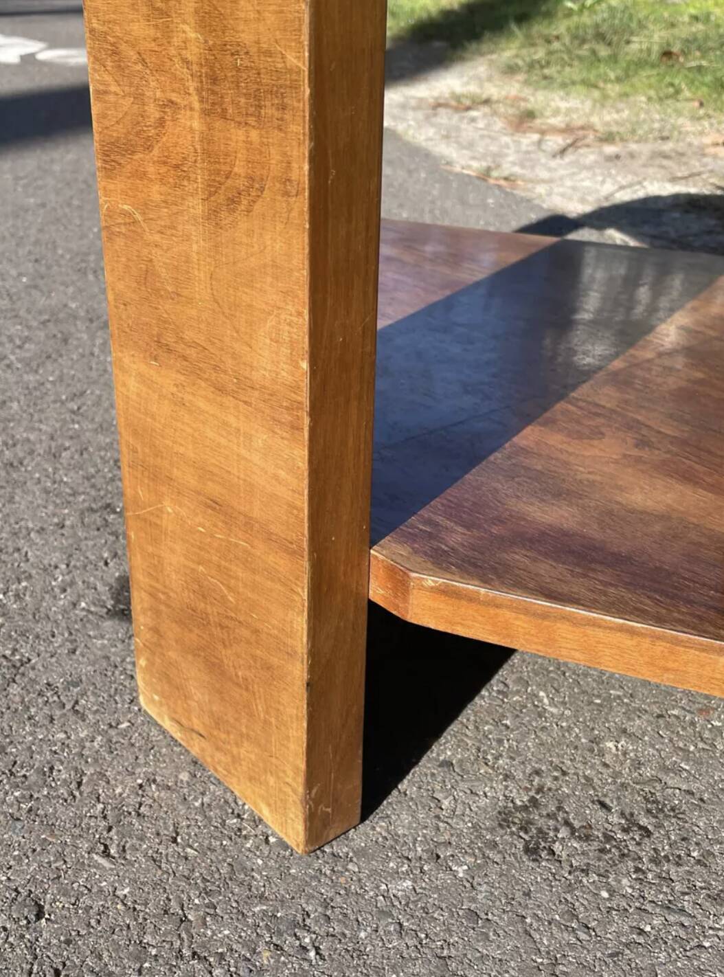 Art Deco wooden coffee table