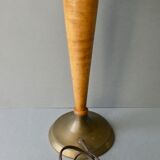 Lamp in wood, metal and opaline, Art Deco