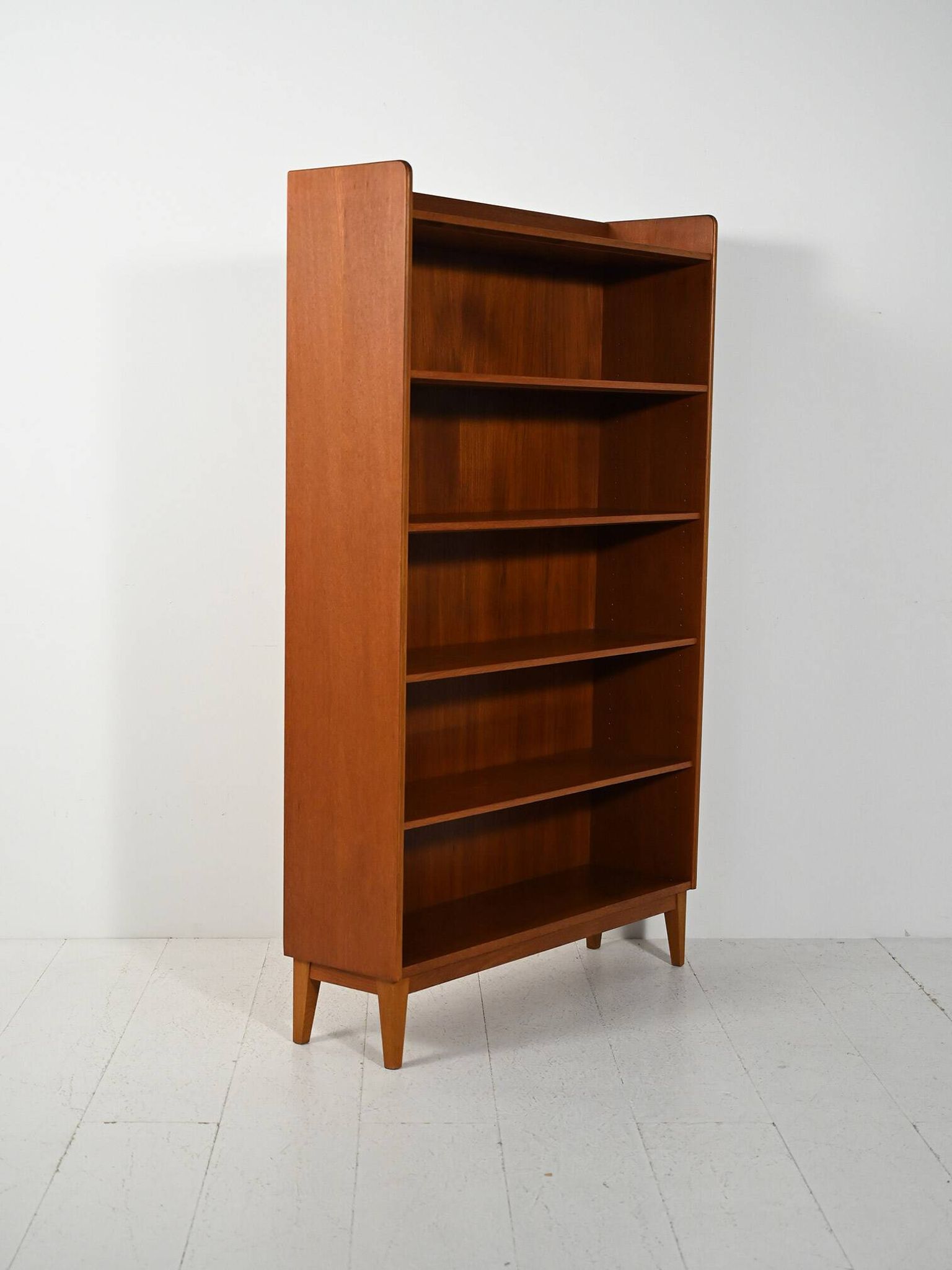 Scandinavian teak bookcase by Ferdinand Lundquist, 1960s