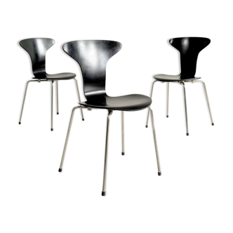 Set of 3 chairs 31105, Arne Jacobsen, 1st edition