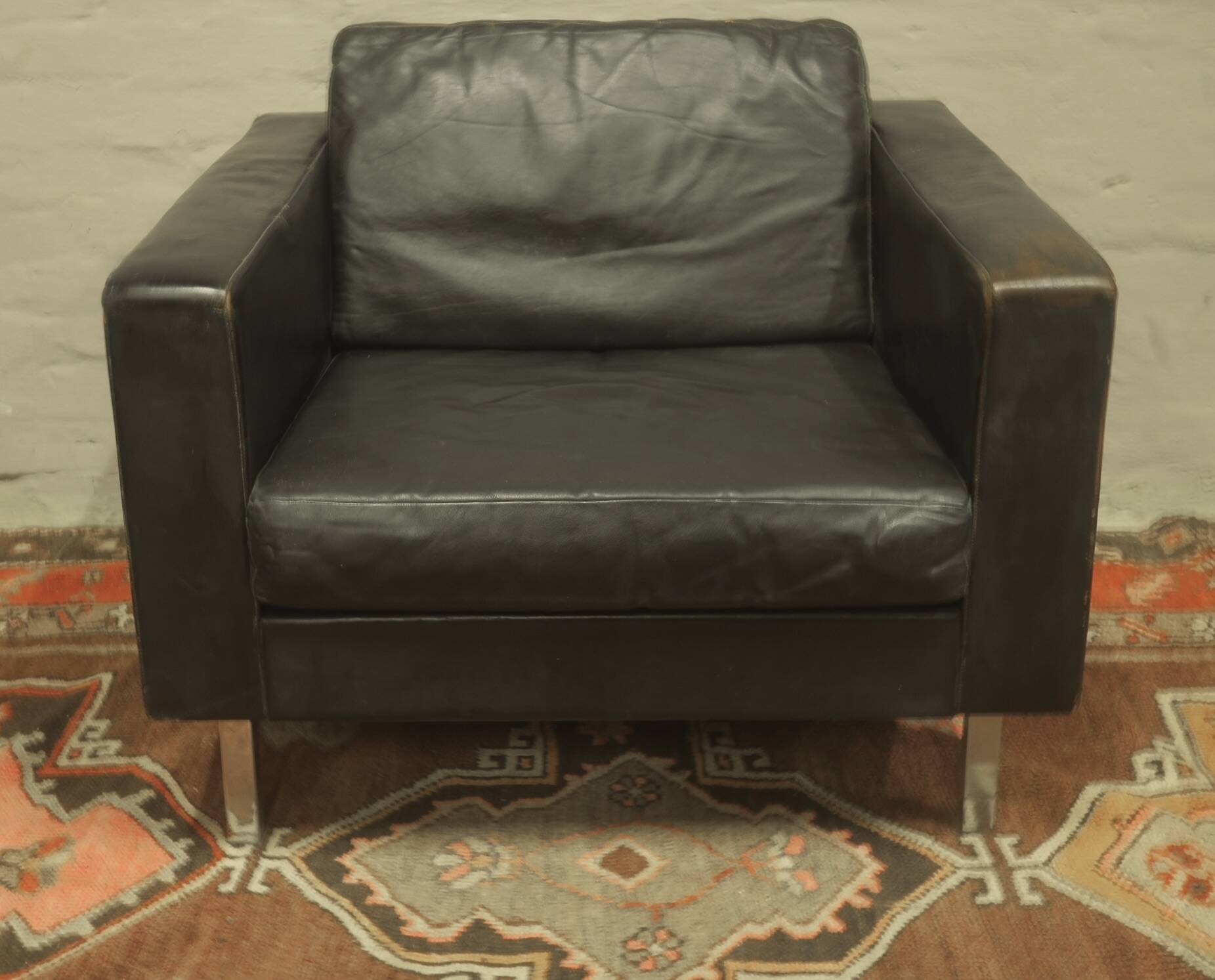 Earls COR leather lounge chair, 1950s