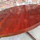 Large vintage Baumann table in rosewood with extensions, antique furniture.