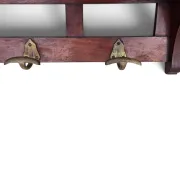 Entrance hall, mahogany coat rack