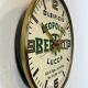 Vintage italian advertising wall clock, 1970s