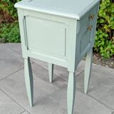 Repurposed bedside table