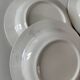 Set of 4 antique soup plates – “Blue Cherries” design – 1950s