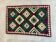 Hand knotted runner rug / table runner in brown - green - beige