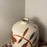 Ceramic vase with crackled enamel - Gustave Asch