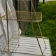 Golden metal side table 60s
