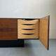 Mid century modern sideboard credenza brazilian rosewood veneer