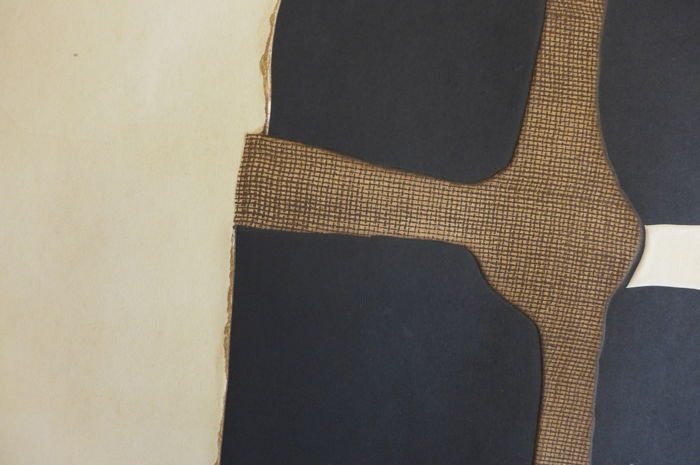 Marca-relli conrad, composition 1, 1977. original etching and aquatint