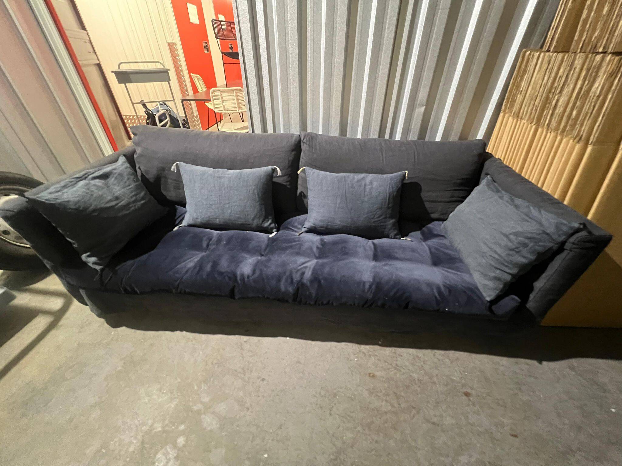 Adar blue Caravan sofa