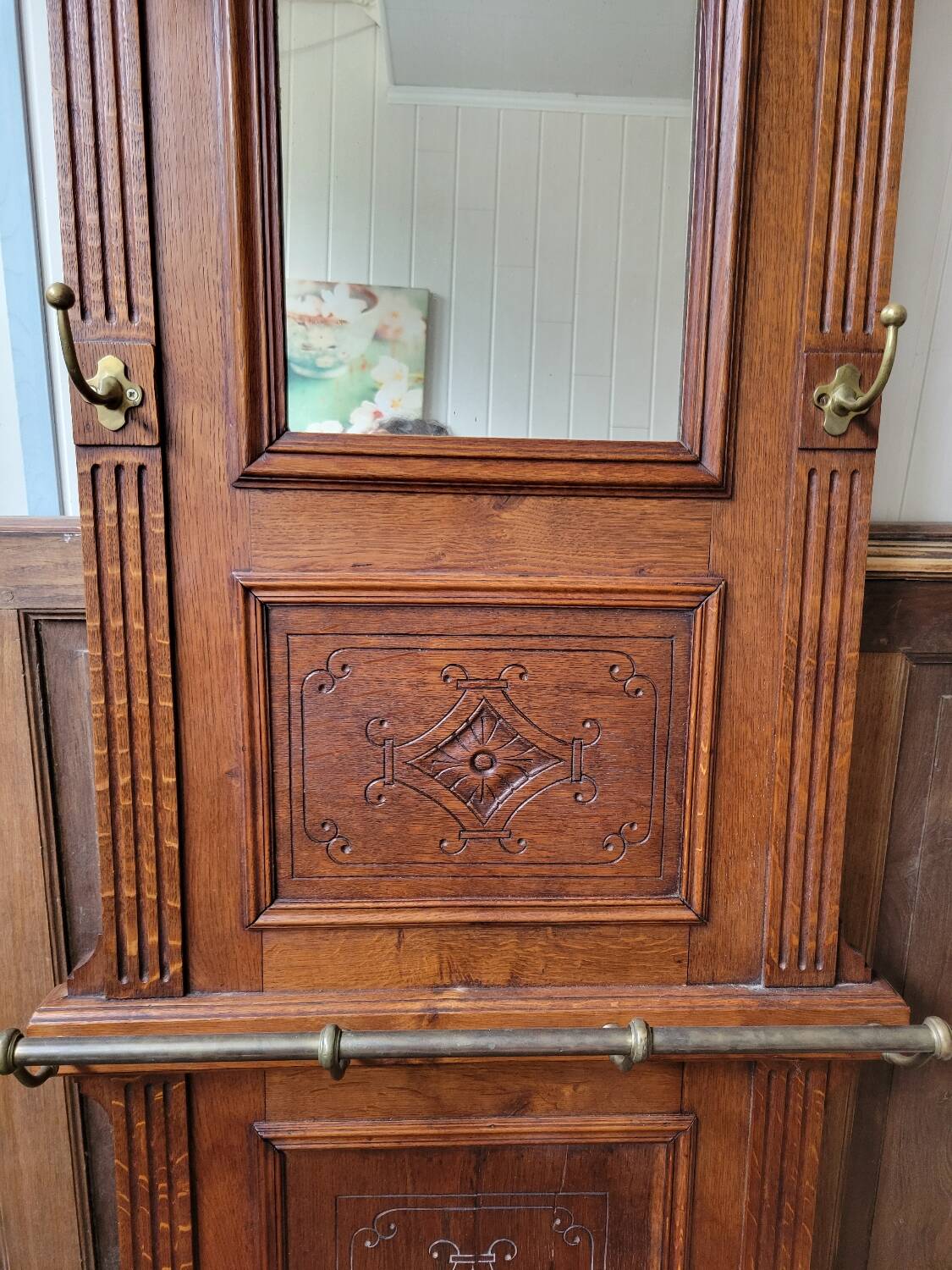 Coat rack, mid-19th century