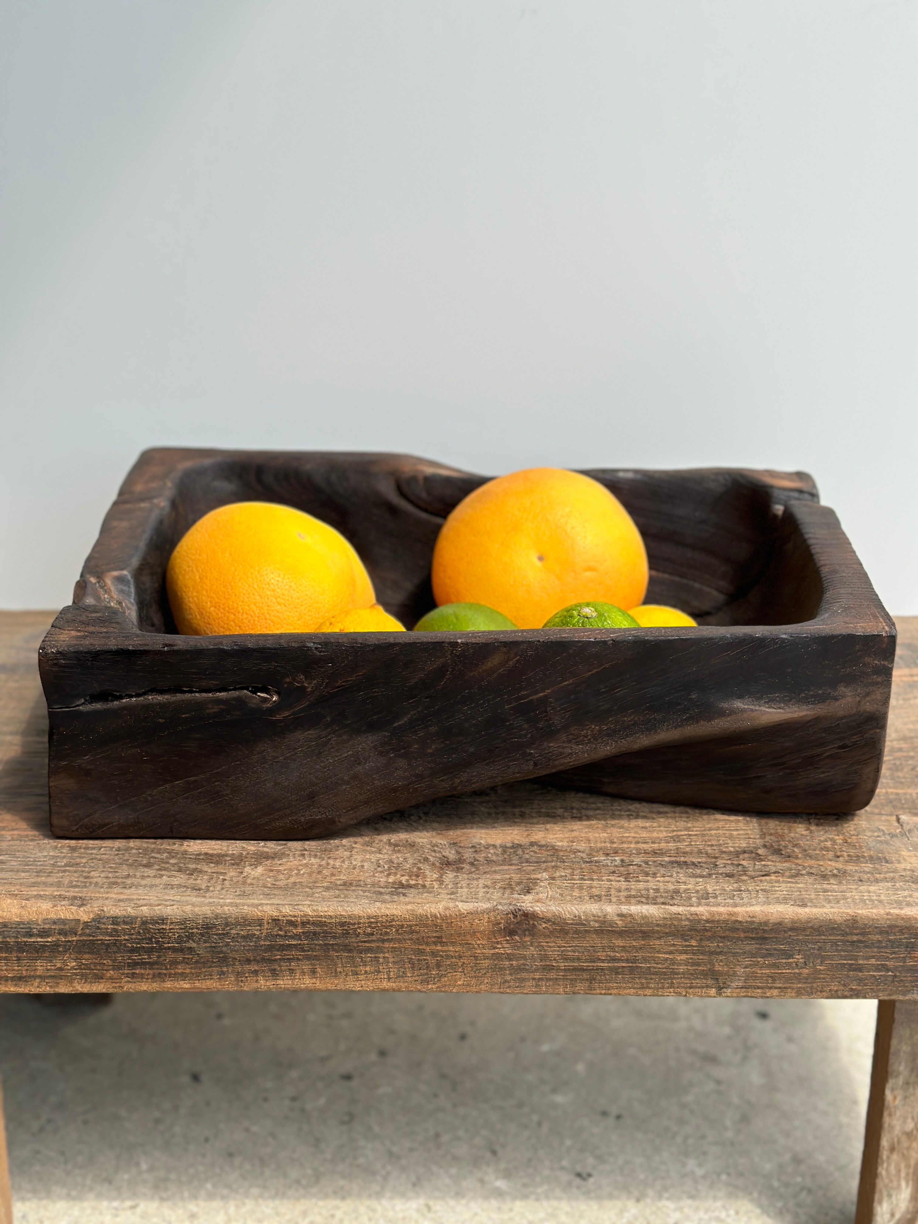 Asian teak empty pocket