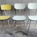 Set of 9 vintage formica chairs
