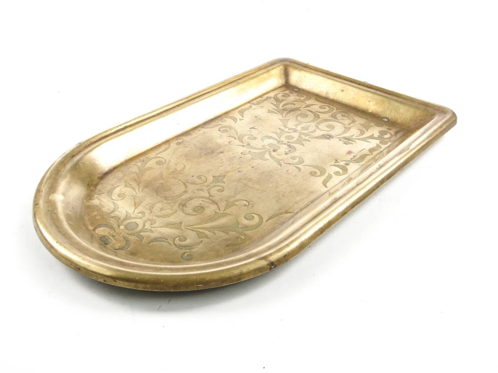 Eclectic samovar tray, brass, Poland, 19th century