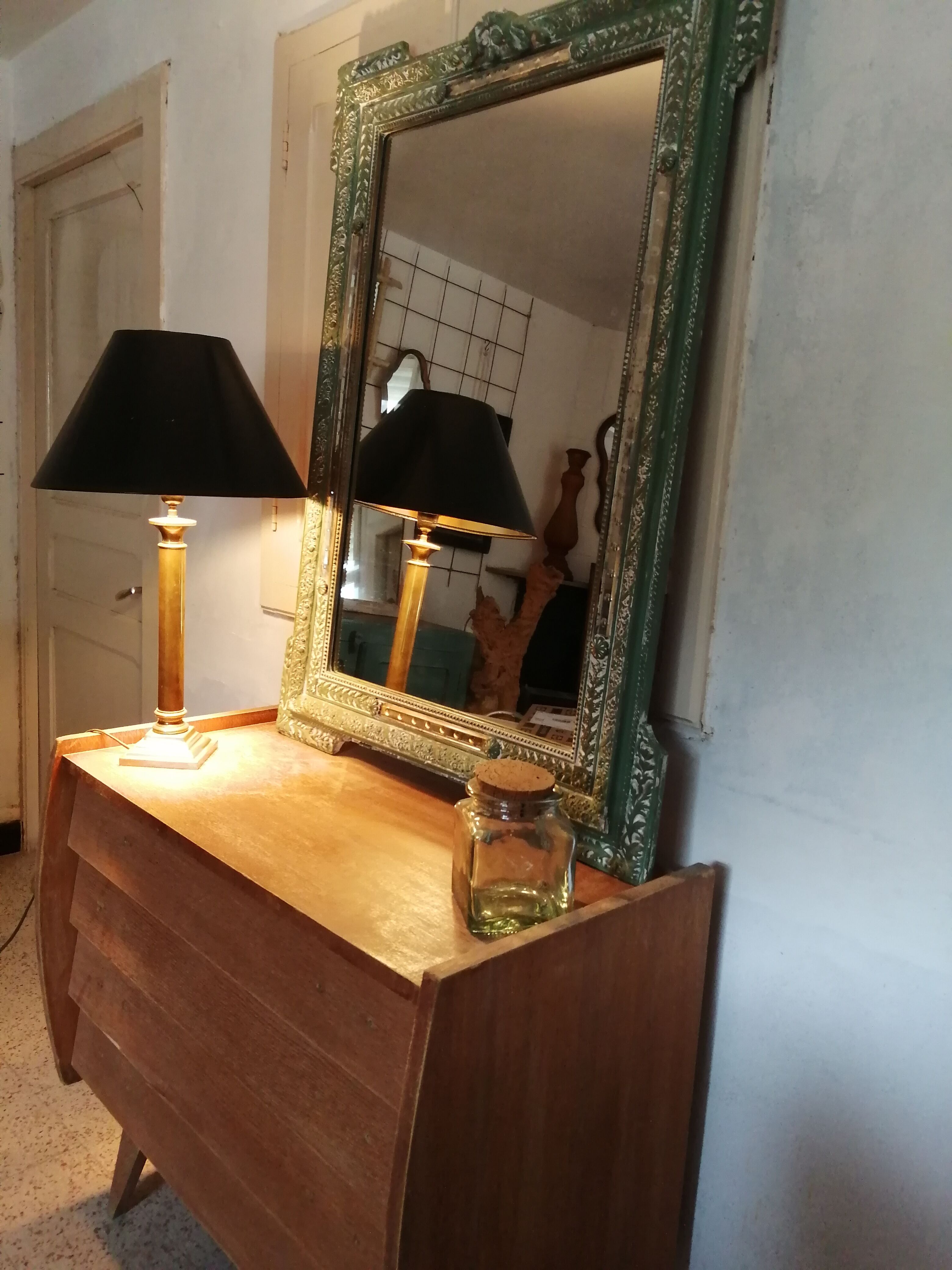 Mirror mercury flat wood