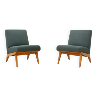 2 fauteuils lounge par Jens Risom pour Knoll International