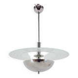1930s Restored Art Deco Chandelier, Czechoslovakia