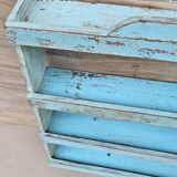 Burmese teak wall shelf
