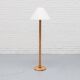 Pine floor lamp Solbackens Svarveri 1970s