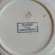 6 antique deep plates in ironstone