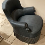 Blue toad armchair