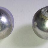 Pair of aluminum handles 1930's