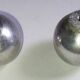 Pair of aluminum handles 1930's