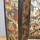 Screen with Japanese decor and black lacquer