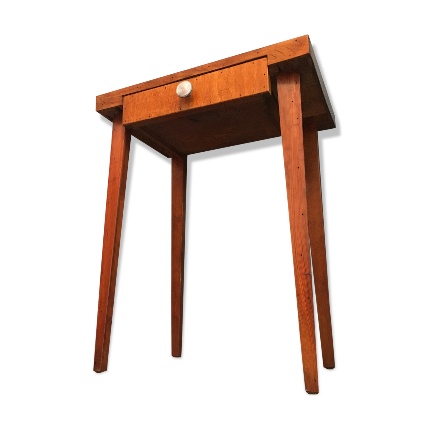 Art Deco 1940 side table compass feet